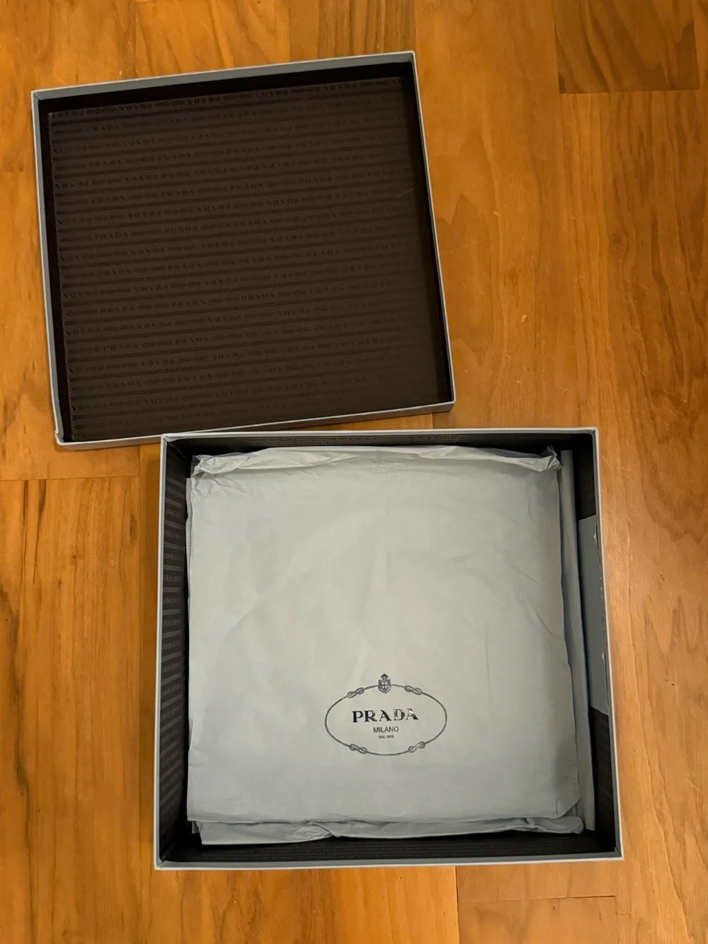 Prada Blue Shoe Box - EMPTY